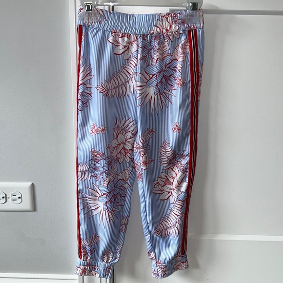 Janie & Jack Floral Striped Joggers - Picture 2 of 8